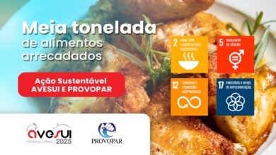 Foto de Ações sustentáveis da AveSui 2025 arrecadam meia tonelada de alimentos e reforçam compromisso com o desenvolvimento social