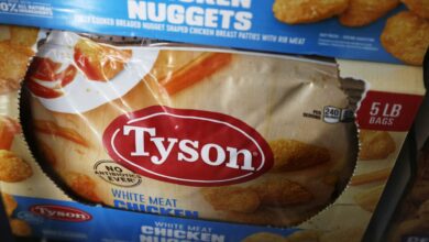 Foto de Tyson Foods prevê receita maior com demanda por frango compensando divisão de bovinos