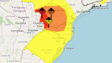 Foto de Previsão do tempo: baixa pressão avança pelo Sul e mantém alerta para chuvas intensas, plantio da soja segue lento