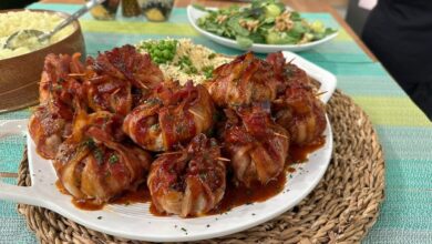 Foto de Trouxinhas de porco com arroz de forno: Confira o passo a passo completo dessa receita